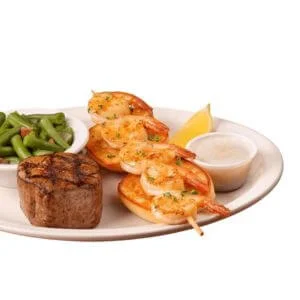 Texas Roadhouse Salad Filet 6 oz & Grilled Shrimp Menu